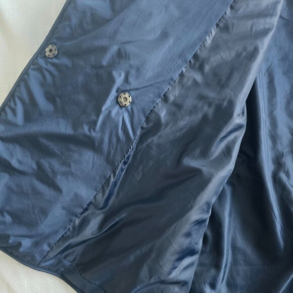 Navy Treasure & Bond Quilted Collarless Jacket 3X - Picture 9 of 13